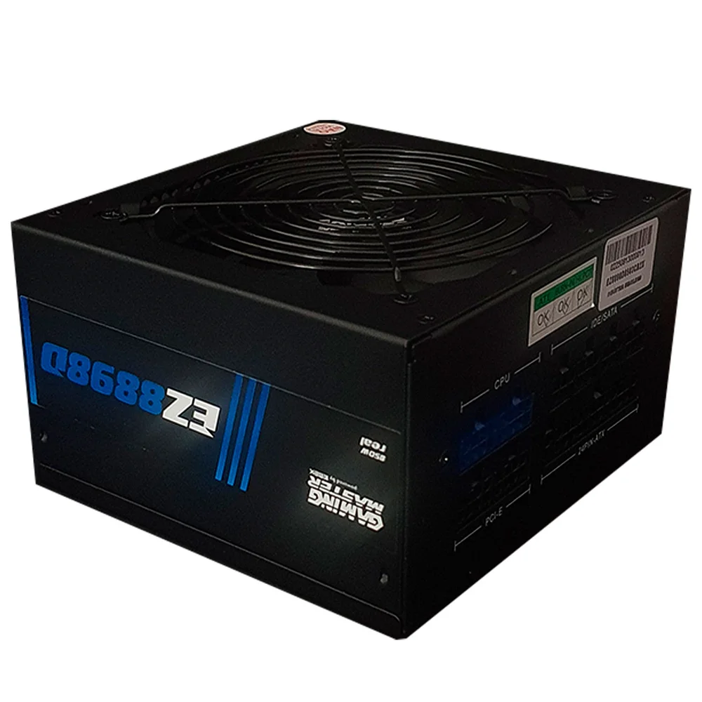 Fonte Gamer K-kmex 850w Real, Ez8898d, 80 Plus Bronze, Pfc Ativo, Full Modular, C/ Cabo, Silenciosa, Bivolt Automático - Ez8898d8503cb2x