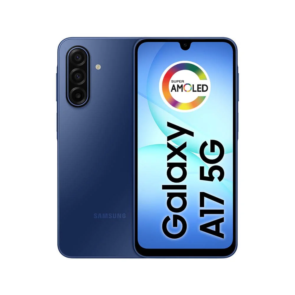 Smartphone Samsung Galaxy A17 5g Com Ia, 256GB, 8GB RAM, Câm De 50mp, Tela De 6.7”, NFC, Ip54, Azul