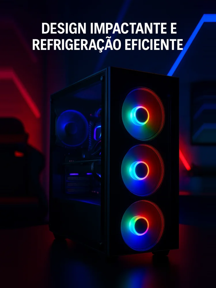 PC Computador Cpu Gamer Amd Ryzen 5 5600gt 16gb SSD 480GB em Campinas - foto 4