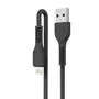 Cabo Reforçado Preto Usb A Lightning Rápido Confiável Com Garantia