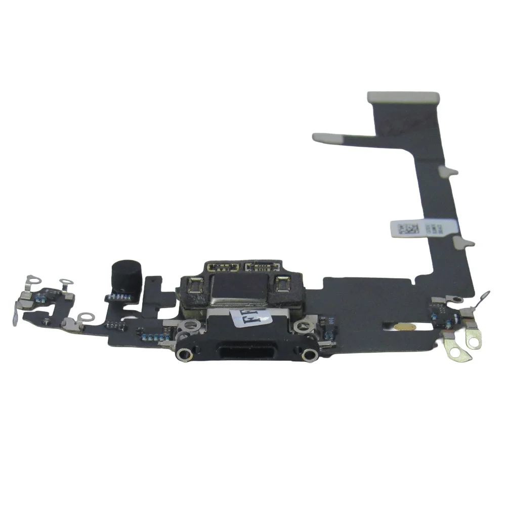 Flex De Carga Conector Dock Gold Para Iphone 11 Pro Com Ci