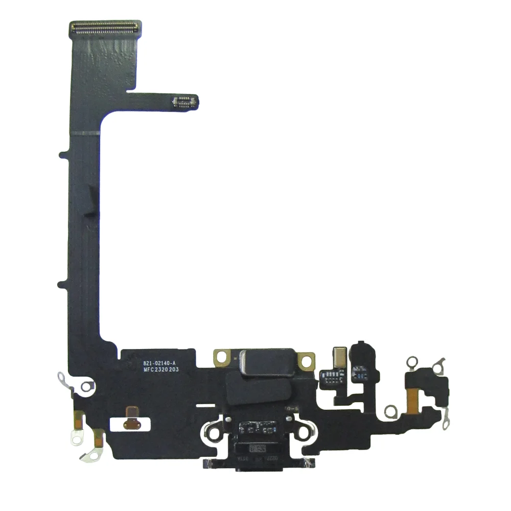 Flex De Carga Conector Dock Gold Para Iphone 11 Pro Com Ci