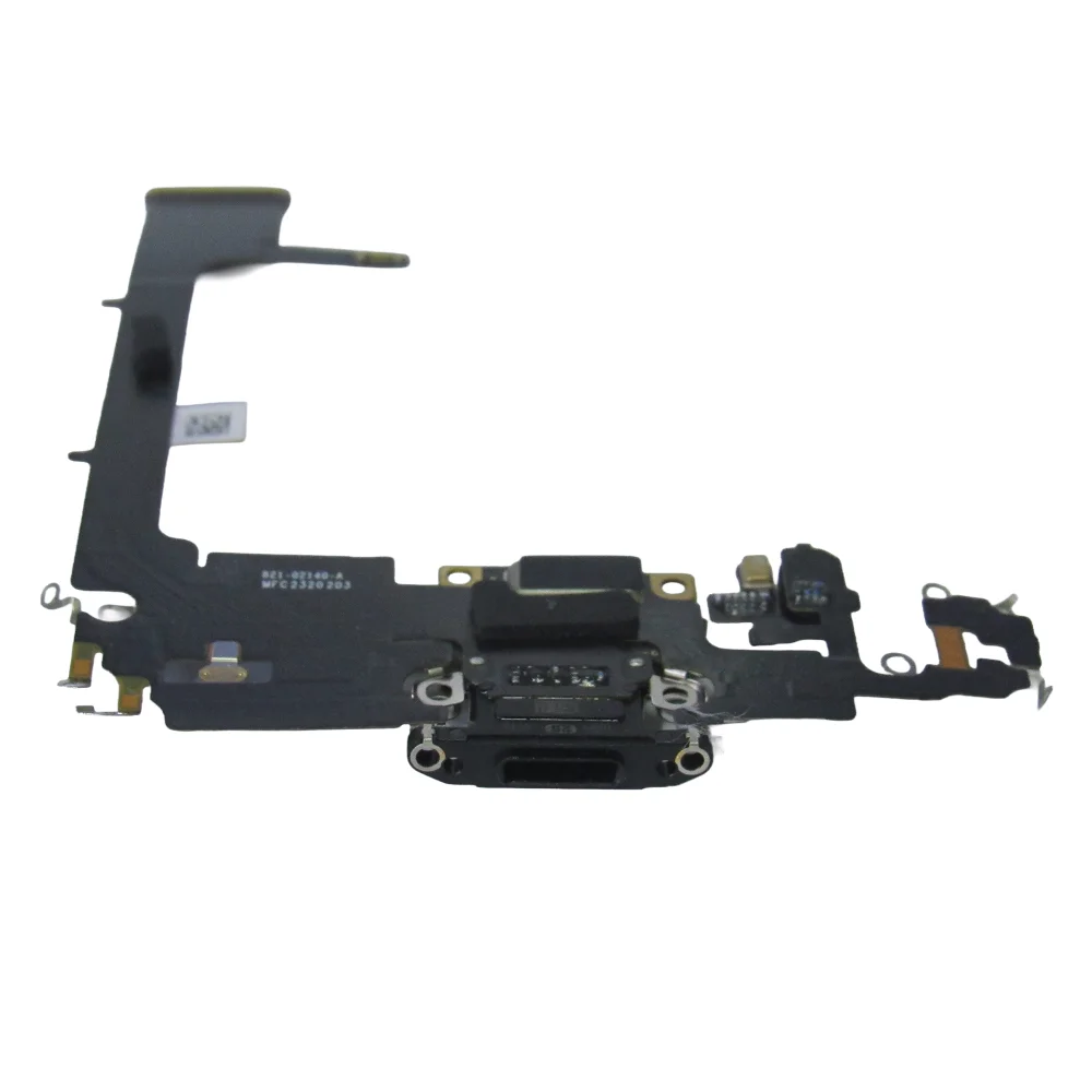 Flex De Carga Conector Dock Gold Para Iphone 11 Pro Com Ci