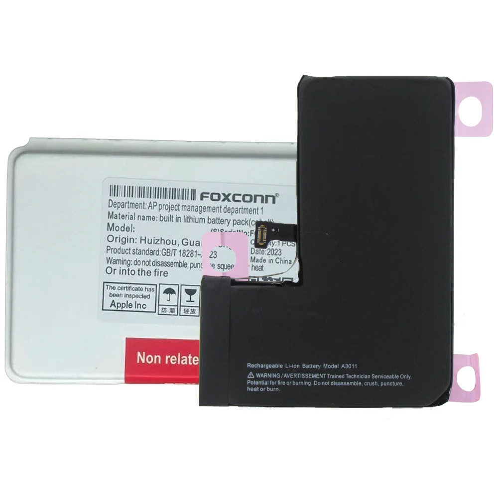 Bateria Foxconn Compatível Com Iphone 15 Pro Com Cola