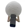 Umidificador E Aromatizador Luminaria Lua Moon 7 LED Cor Branco