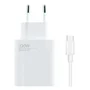 Carregador De Celular Compativel Xiaomi Turbo 120w Fast Charging Type-c Branco Carga Rapida