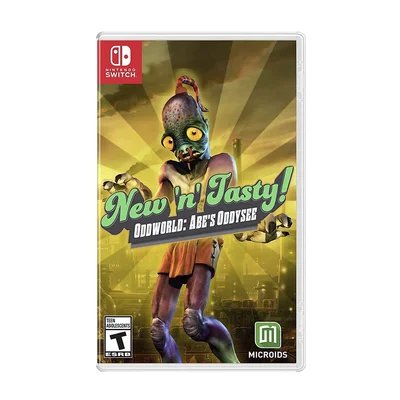 Imagem do produto New 'n' Tasty! Oddworld: Abe's Oddysee Switch - Físico em Kabum