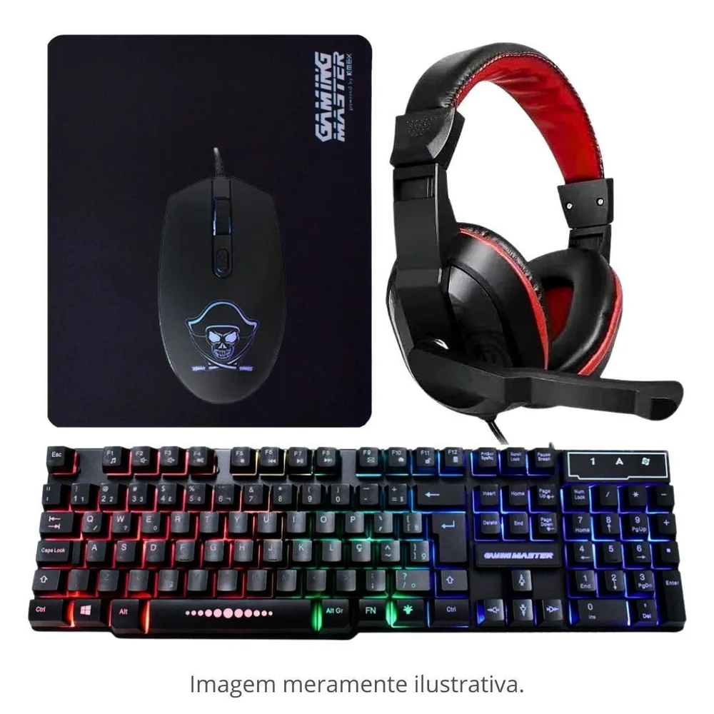Computador PC Gamer Completo Balão.info Intel Core i7 16gb De Memória SSD 240GB Placa De Video Geforce 4gb Monitor 21.5 Com Teclado, Mouse, Mouse Pad E Headset - view 3