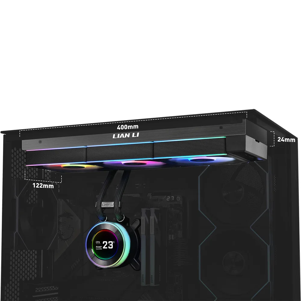新品 Lian Li HydroShift II LCD-C 360CL 水冷 Produtos com até 15 OFF no PIX KaBuM