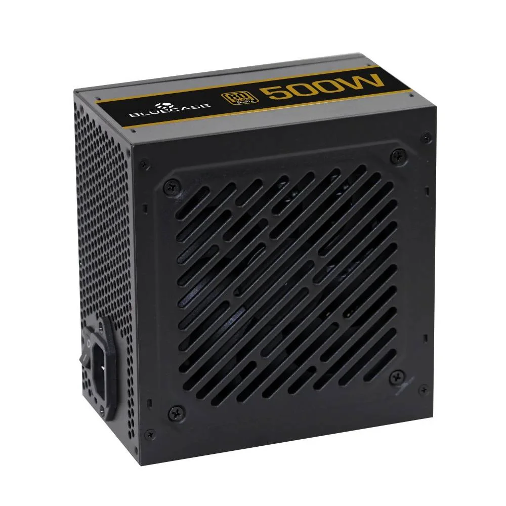 Fonte De Alimentação Bluecase Atx Ps/2 500w 80 Plus Bronze Pfc Ativo C/cabo - Blu500r-bbx