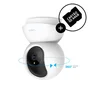 Câmera De Segurança Tapo C210 Tp-link Wi-fi Ip 360º 3mp Com Cartão 64gb