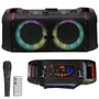Caixa De Som Speaker, Aturnshop, Bluetooth, Luzes Multicores, Ip65 - Aws-sp-01