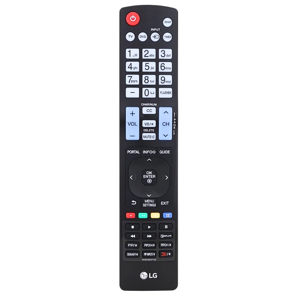 Controle Remoto Lg Smart Tv 3d Akb76037102