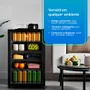 Frigobar Expositor Vertical Hq Vidro Duplo 130 Litros Preto Hq-130fbpvl