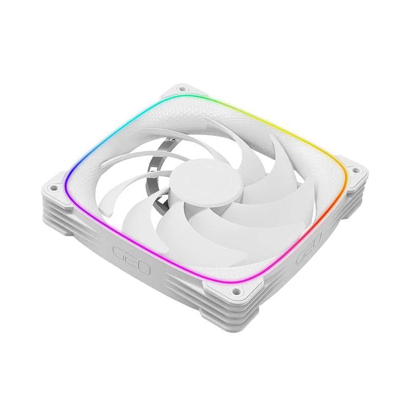 Fan Geometric Future Squama 2503w-14s ARGB 140mm Branco Un. Fan Geometric Future Squama 2503w-14s ARGB 140mm Branco Un.