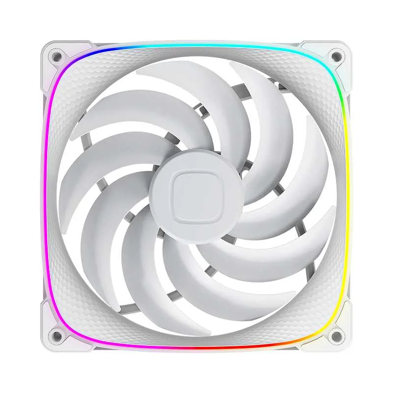 Fan Geometric Future Squama 2503w-14s ARGB 140mm Branco Un. Fan Geometric Future Squama 2503w-14s ARGB 140mm Branco Un.