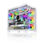 Gabinete Gamer Round5 Genos White (atx / Aquario / Frontal Vidro / Sem Fan)