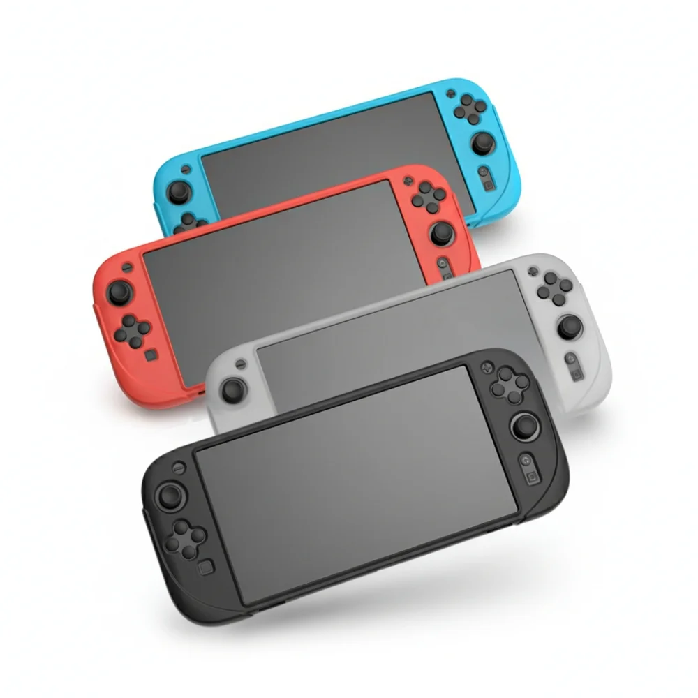 Capa De Silicone Antiderrapante Case Protetora Anti Poeira Para Nintendo Switch 2 (preto)