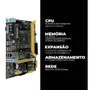 Placa-mãe B450 Axd Ryzco B450 Am4 Micro-atx Gamer Ddr4 3200mhz M.2 HDMI