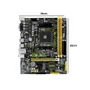 Placa-mãe B450 Axd Ryzco B450 Am4 Micro-atx Gamer Ddr4 3200mhz M.2 HDMI