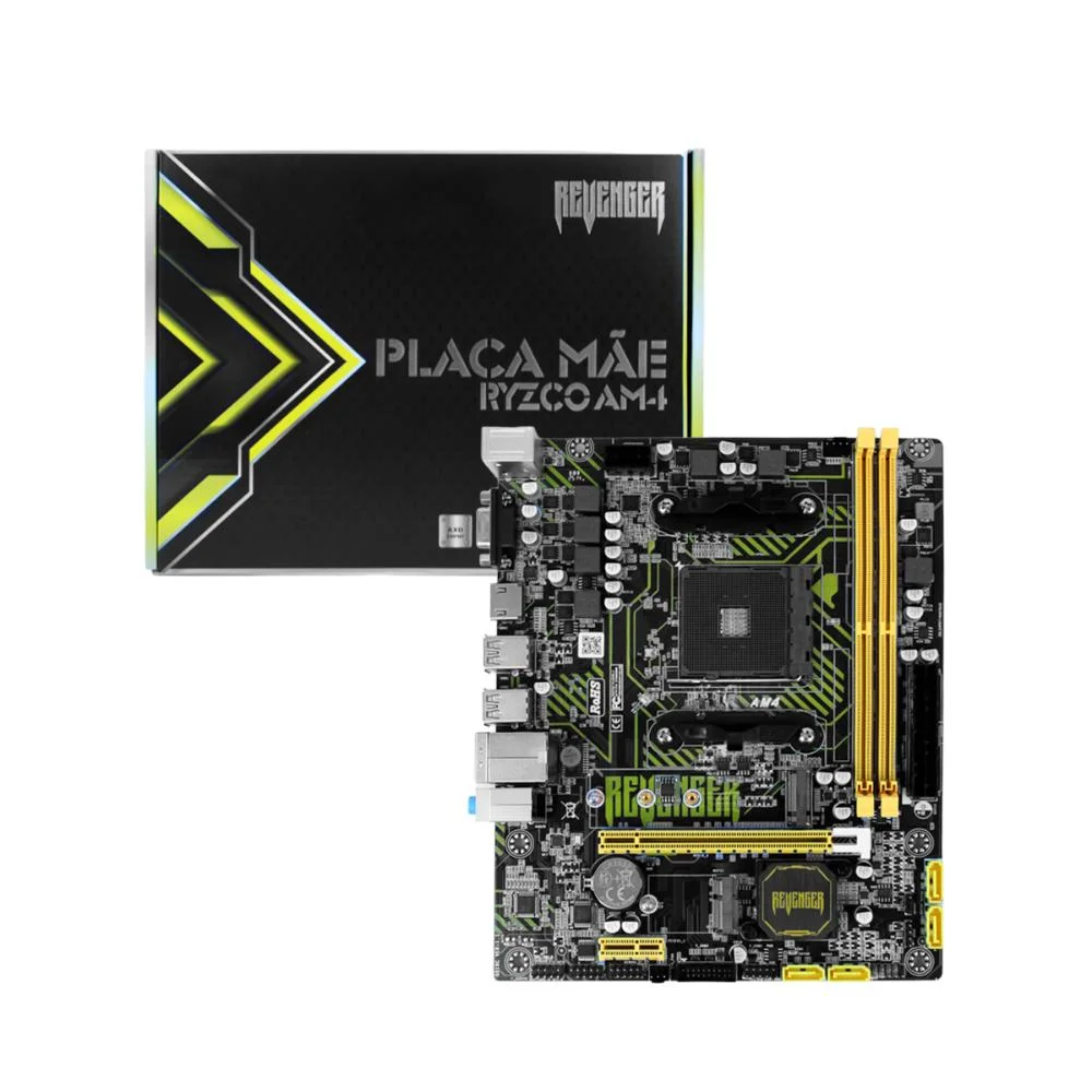 Placa-mãe B450 Axd Ryzco B450 Am4 Micro-atx Gamer Ddr4 3200mhz M.2 HDMI Placa-mãe B450 Axd Ryzco B450 Am4 Micro-atx Gamer Ddr4 3200mhz M.2 HDMI