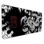 Mouse Pad Grande 90x40cm Dragão Chinês Antiderrapante Preto