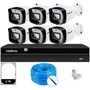 Kit Cftv 6 Câmeras Ip Vipc Intelbras Nvd 1408p Hd 2TB
