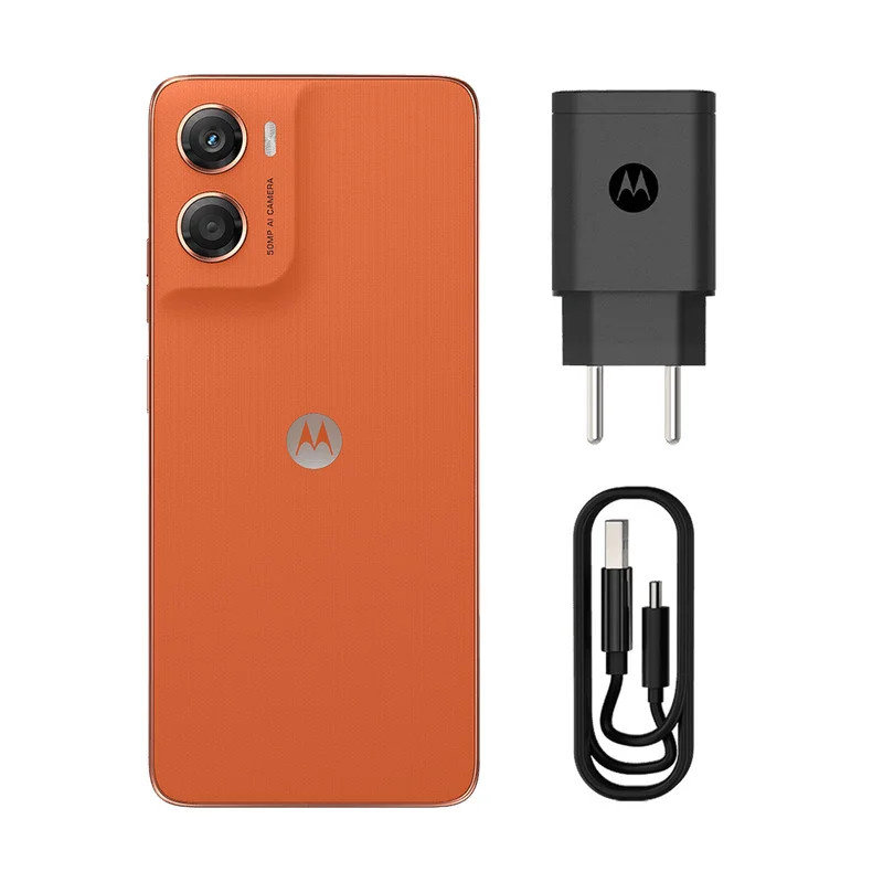Smartphone Motorola Moto G06 128GB - Laranja, 12gb (4gb Ram +8GB Ram Boost), Câmera 50mp E Tela 6,9” Smartphone Motorola Moto G06 128GB - Laranja, 12gb (4gb Ram +8GB Ram Boost), Câmera 50mp E Tela 6,9”