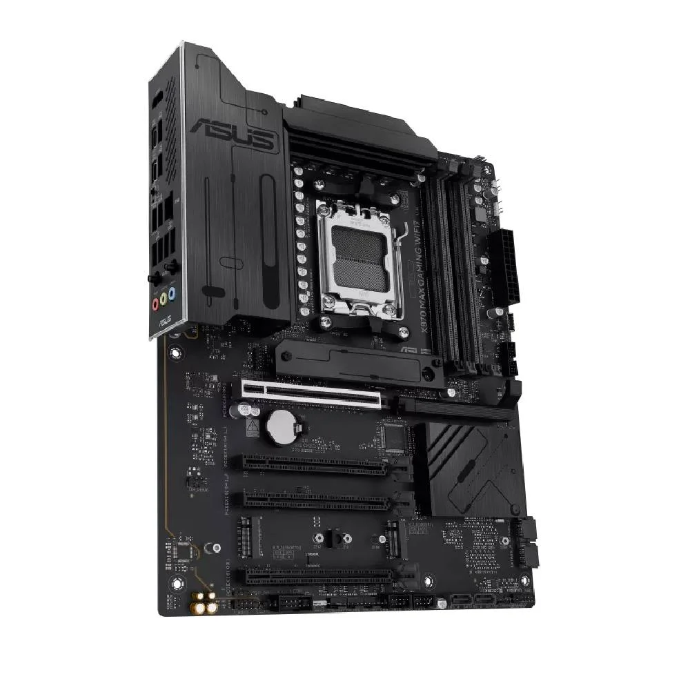 Placa Mãe Asus X870 Max Gaming Wifi7 Am5 4xDDR5 Chipset Amd X870 Atx Placa Mãe Asus X870 Max Gaming Wifi7 Am5 4xDDR5 Chipset Amd X870 Atx