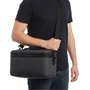 Bag Maleta Transporte Mala De Viagem + Case De Silicone Protetora + Película Vidro Para Switch 2 (vermelho)