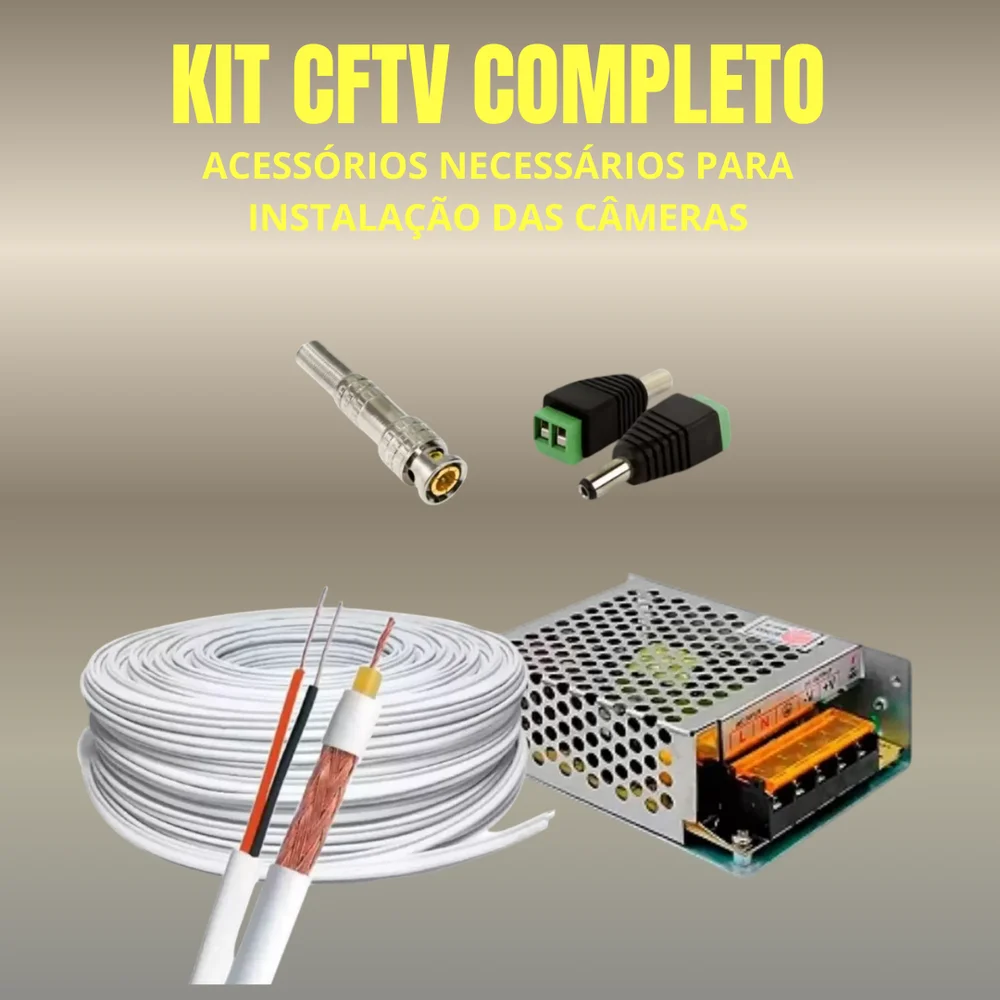 Kit 2 Câmeras 1080p Full Color C/áudio Dvr Intelbras 4ch S/hd