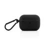 Case Airpods Pro (2ª Geração)   Iplace, Linha Beagá, Silicone, Preto Ônix