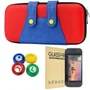 Bolsa Case Nintendo Switch 2 Mario + Película Vidro + 4 Grip