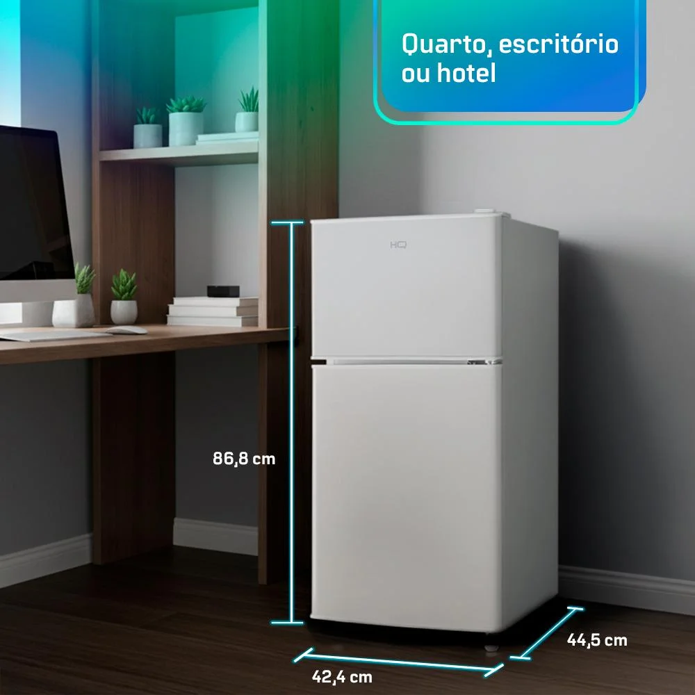 Frigobar Duplex Hq 90 Litros Branco Hq-90rdf Frigobar Duplex Hq 90 Litros Branco Hq-90rdf