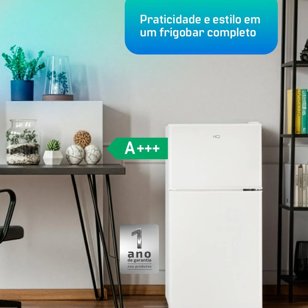 Frigobar Duplex Hq 90 Litros Branco Hq-90rdf Frigobar Duplex Hq 90 Litros Branco Hq-90rdf