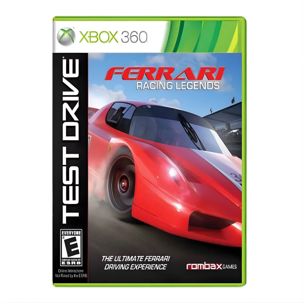 Jogo Test Drive Ferrari Racing Legends XBOX 360 Novo Jogo Test Drive Ferrari Racing Legends XBOX 360 Novo