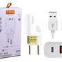 Fonte Agold C/ Cabo Lightning - Entrada Usb + Tipo C Ca42-2