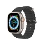 Pulseira Para Apple Watch 45 Mm - Oceano Cloud  - Preta - Gshield