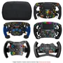 Capa Protetora Qualicapas P/ Add-On / Volante F1 Retangular Logitech Thrustmaster Fanatec Moza Racing Simulador Até 28cm De Diâmetro