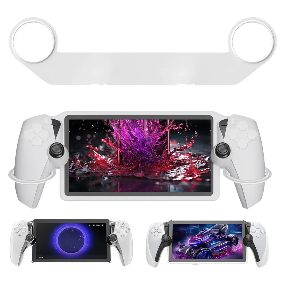 Suporte De Parede Em Aço Para Playstation Portal Branco Suporte De Parede Em Aço Para Playstation Portal Branco