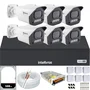 Kit 6 Câmeras Full Color C/áudio Dvr Intelbras 8 Canais 500gb