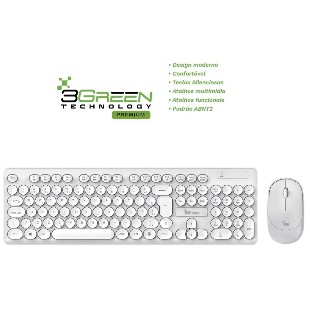 "Computador All In One 24"" Branco, Intel i5 9400, 8GB, SSD 1TB, WINDOWS 11  , Webcam, Wi-fi, 3green Unique" em Campinas - foto 3