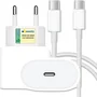 Carregador Turbo 30w Cabo Tipo-c Compativel Todos Dispositivos Iphone 15/16 Ios Android Galaxy Carregamento Ultra Rapido Fonte Entrada Tipo-c E Cabo Usb-c Premimum Tecnologia Power