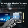 SSD Interno Kootion 512GB M.2 2280 NVMe X15Lite - Novo e Lacrado