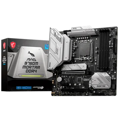 Placa Mae Msi Mag B760m Mortar Ddr4, Socket LGA 1700, Chipset Intel B760 - 911-7e01-009