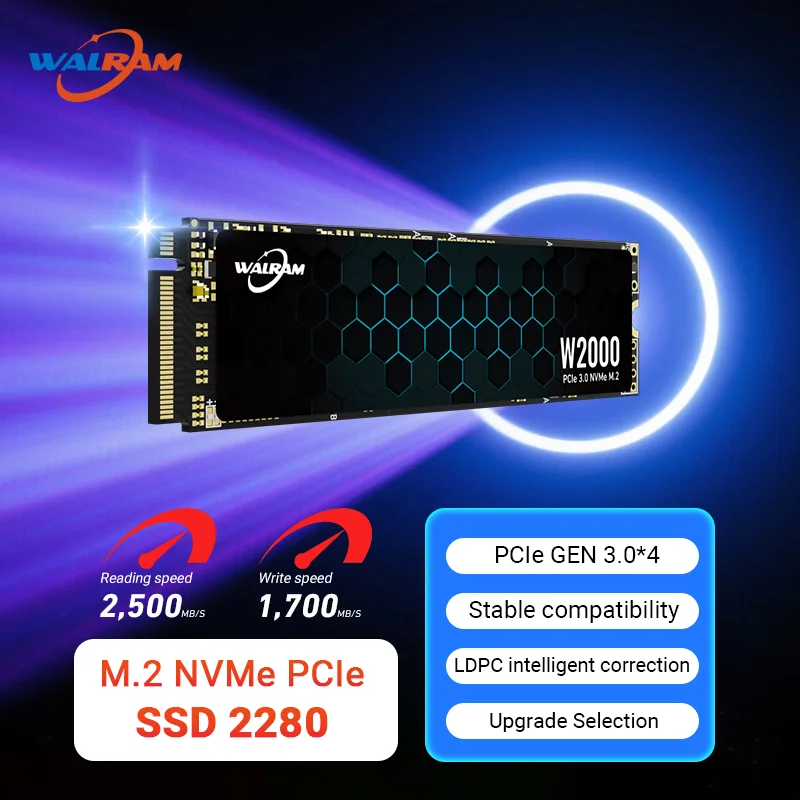 SSD Walram 512GB M.2 NVMe PCIe 3.0 x4 – Alta Performance e Custo-Benefício