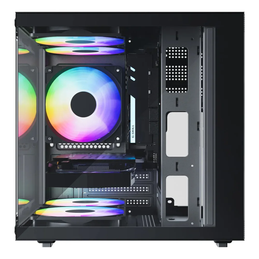 Gabinete Gamer Aquário Life Pro Bg-066 C/ 5 Cooler Fans Preto Gabinete Gamer Aquário Life Pro Bg-066 C/ 5 Cooler Fans Preto
