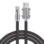 Cabo Usb C 120w Silicone Turbo Nao Quebra Resistente Preto