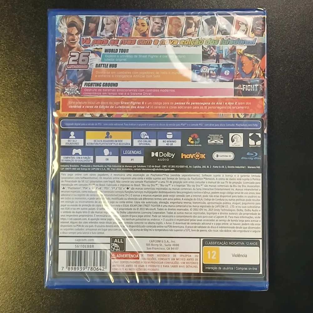 Street Fighter 6 Years 1 - 2 Fighters Edition Ps4 Street Fighter 6 Years 1 - 2 Fighters Edition Ps4