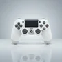 Controle Sem Fio Compatível Com Play4 Ps4 Playstation 4 / Slim / Pro / PC E Smart Tvs Samsung Branco
